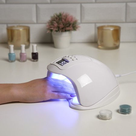 Luazon Luf-01, UV/LED, 48 W, 24 diode, Timer 60/90/120 C, USB, White.-1