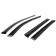 Window deflectors Autoflex, Kia Ced III hatchback 2018-n., Acryl, 4 pcs., 828108