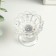 Glass of Glass for 1 candle "Blocked bud" 8x7x7 cm