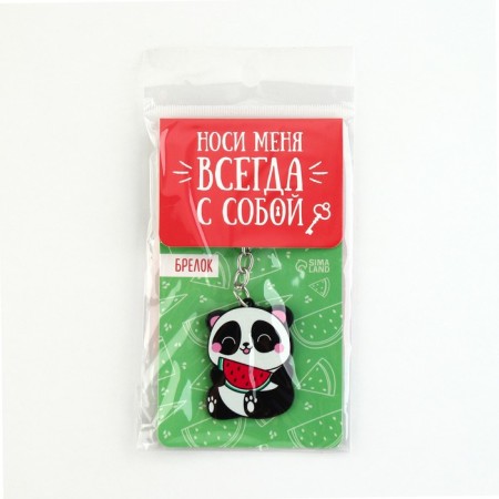 Acrylic key a keychain "Panda", 7 x 12.5 cm-7