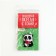 Acrylic key a keychain "Panda", 7 x 12.5 cm