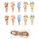 Decorative clothespins "Lovely bunnies" set 10 pcs., 1.5 × 12 × 14 cm