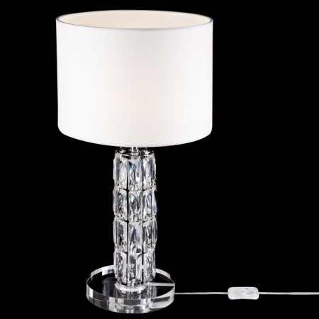 Luminaire desktop Maytoni Dia008TL-01CH, 1HE27, 40W, 25x25x4.5 cm, chromium color-2
