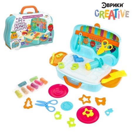 Set for playing with plasticine "supermarket"