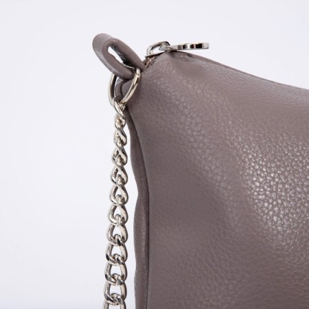 Cross-Bodi Bag on a zipper, beige color-3