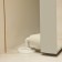 Lockland door limiter, curved, rice color