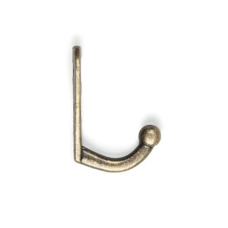 Hook furniture tundra TKO001, one -rod, bronze-3