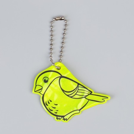 Reflective element "bird", bilateral, 5.5 × 4.7 cm, color mix-3
