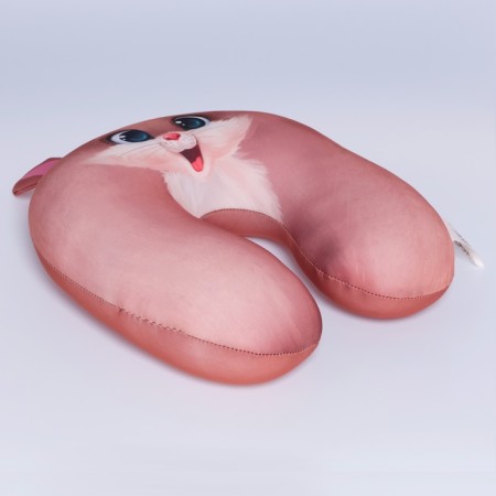 Children's pillow for traveling anti -stress "Bunny"-2