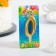 Candle for the cake digit "Golden", 5.5 cm, number "0"