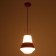 Lamp Bayerlux 1653/1RD E27 40W dark red 25x26x40-135 cm