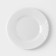 Desser plate of glass scream "Cadix", 19.5 cm, white color