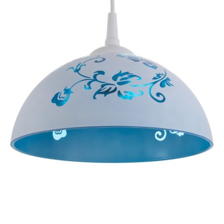 Lamp Bayerlux cap "Rocell" 1 lamp E27 40W White blue d.250-3