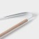 Shoulders - clothes hanger with reinforced shoulders Ladoom Laconique, 42 × 24 × 3.2 cm, white color
