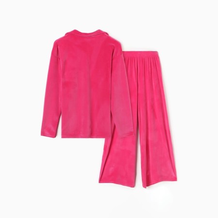 Костюм женский (рубашка и брюки) KAFTAN Plushy р. 44-46, фуксия-10