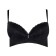 Women's bra, black color, size 75V