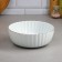 Carmen salad bowl, 3 l, gold stroke, porcelain, Iran