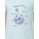 Night shirt for girls, height 104 cm, blue color