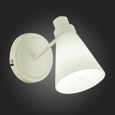 Wall lamp EVOLUCE. Sle103501-01. Biane. 1x40 W, E14, 12x18 cm, white color-2