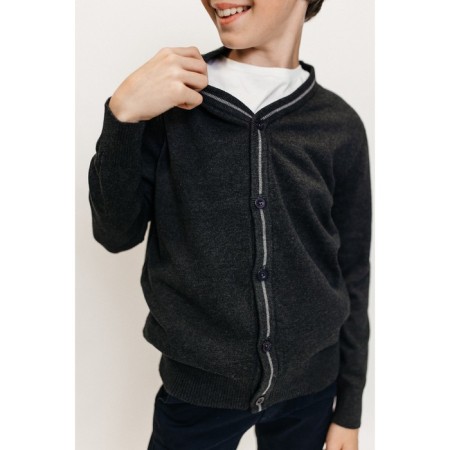 Jumper for boys, height 164-170 cm, dark gray color-7