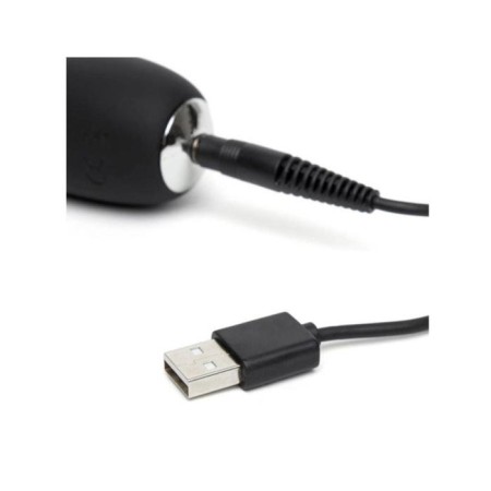 Happy Rabbit Slimline G-Spot Rechargeable Vibrator, Black Color Black-4