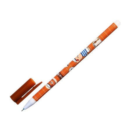 Gel handle with erased ink, blue rod, 0.38 mm, Bearal housing, mix-1