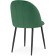 STULL OF A MARAL CARKASAS Logan Metal/velor, Black/Green 48x52x82 cm
