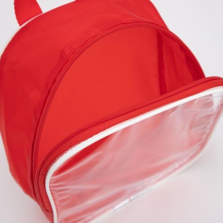 Cosmetic bag with lightning, with a pen, red color-3