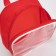 Cosmetic bag with lightning, with a pen, red color