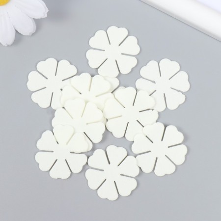 The workpiece of Foamian "Flower" 3 cm, thickness. 1mm, set 10 pcs, champagne-1