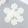 The workpiece of Foamian "Flower" 3 cm, thickness. 1mm, set 10 pcs, champagne
