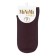 Women's socks mini cotone, size 35-38, color Bordo