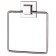 A towel holder Square is self -adhesive, chromium color, EF234