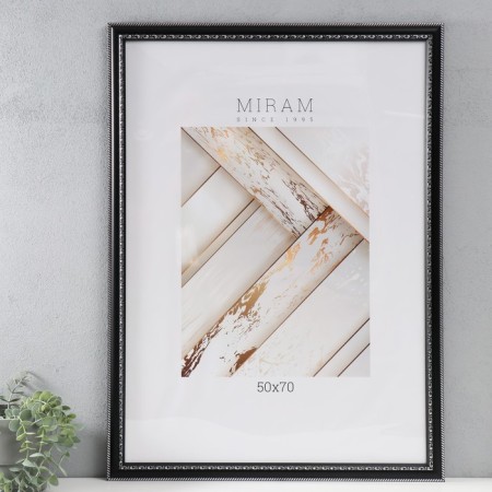 Photo frame Plastic "Mira" 50x70 cm 644877-20, black (plastic screen)