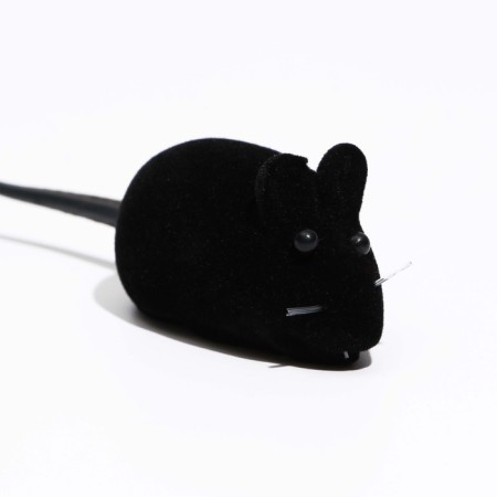Velvet mouse, 6 cm, black-3