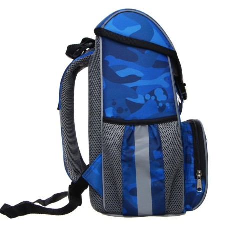 School satchel on the castle, 37 x 25 x 14 cm, Erich Krause Ergoline 15l, Sea Camo 51590-4