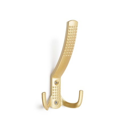 Hook furniture tundra TKT001, three -rod, matte gold