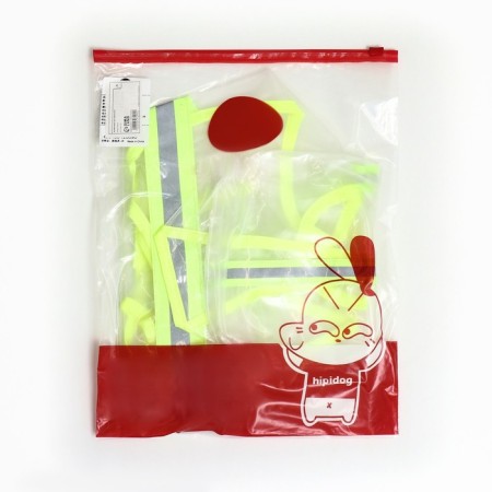 Commentary raincoat for dogs, rr s (DS 25, OG 37 cm, weight 3-5 kg), transparent yellow-11