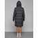 Coat insulated winter female, size 42, dark gray color
