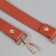 Handle for a bag, with carbines, 60 ± 1 cm × 2 cm, color is light brown