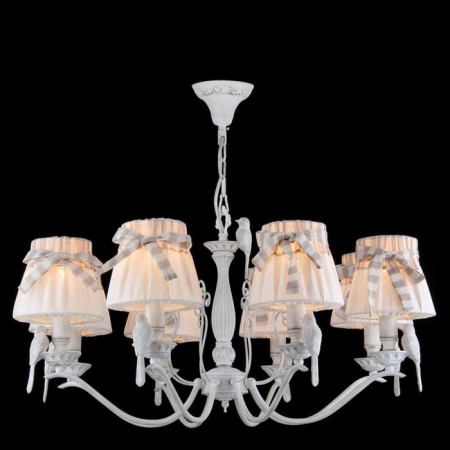 Maytoni ARM013-08-W, 8HE14, 40W, 75x75x88 cm, white antik color-5