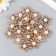 Decor for creativity plastic "Pearls with tubes" set of 20 pcs 2.3x2.3 cm