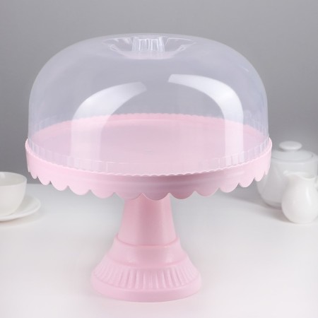 Cake with a lid, 32.5 × 32.5 × 34 cm, color mix