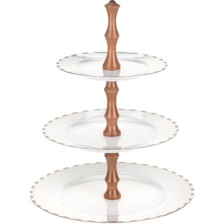 3-tier everave Opal, decor "Platinum plates"
