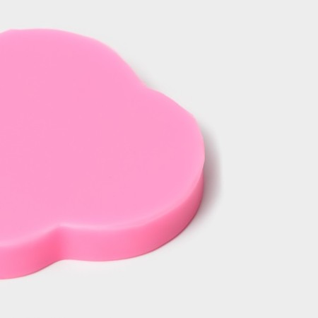 Mold Dolyana "Ocean", silicone, 8 × 7.5 × 1 cm, pink color-3