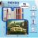 Penal School "Tank", 13 x 19.5 cm, with lightning, 1 section, with filling, fabric