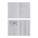 Deliciper of Leduced A5, 160 Vivevella sheets, Cover Artificial Leather, Corners' perforation, Sea Wave