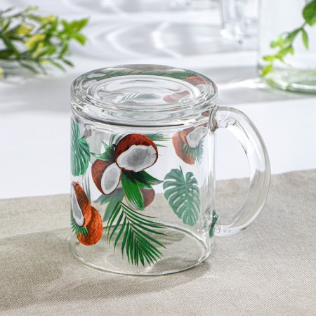 Glass Glass for tea "Coconut", 300 ml-2