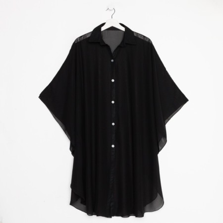 Tunic beach female, black color, size 50-7