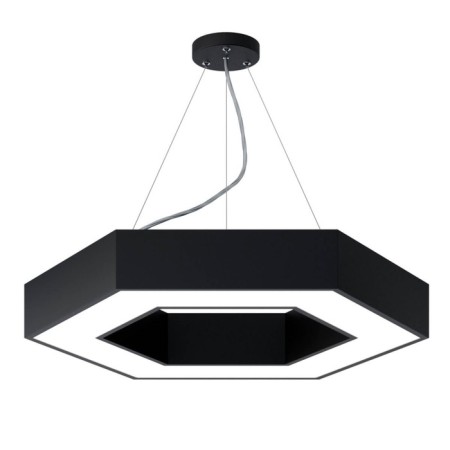 LED LED GEOMETRIA HEXAGON 45W 4000K 2500LM IP40 60x60x8 Black